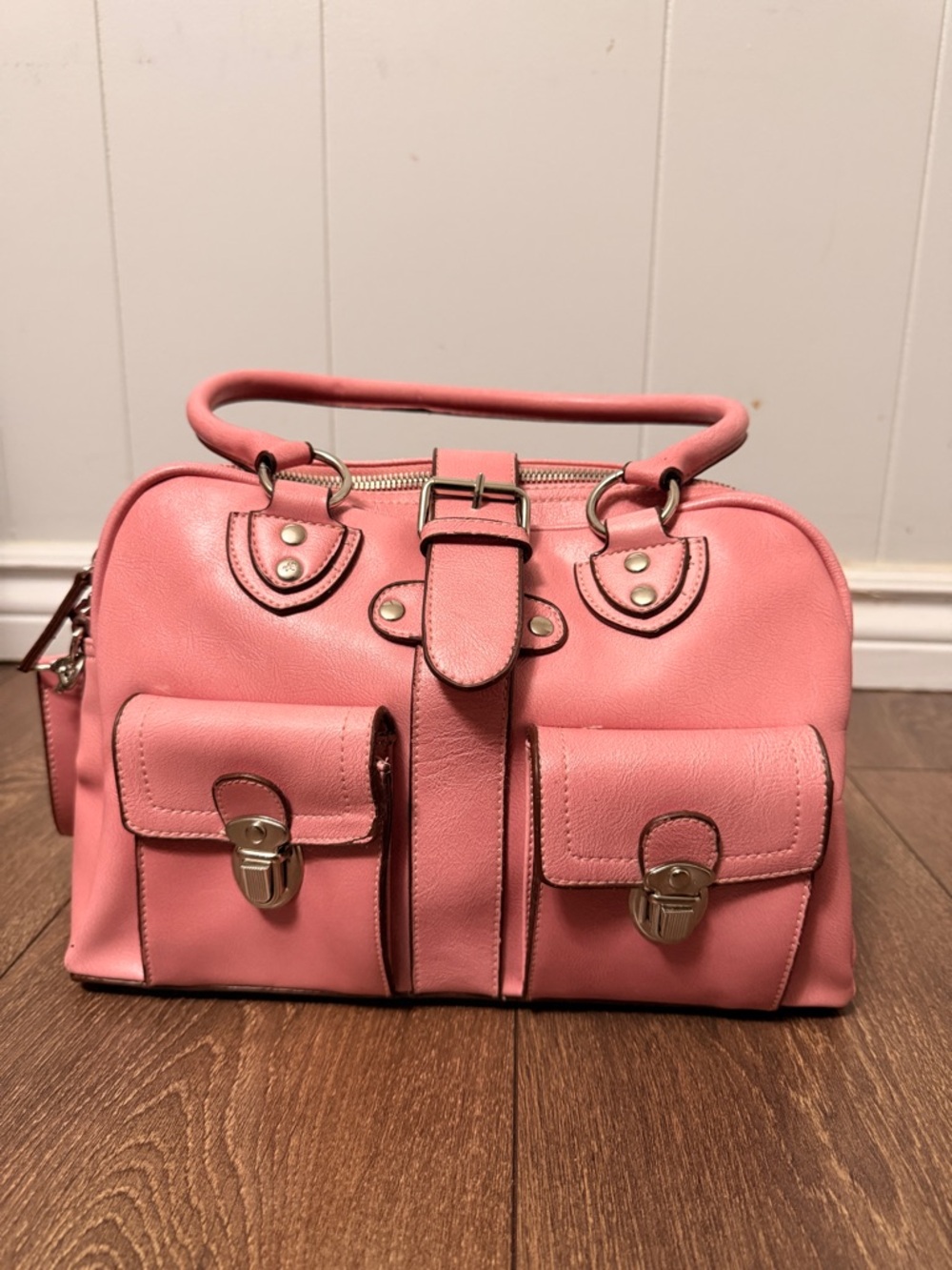 Chic Bubblegum Pink Barbie Core Satchel + Crossbody Strap Y2K